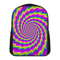 Abstract Twisted Moving Optical Illusion Casual Backpack
