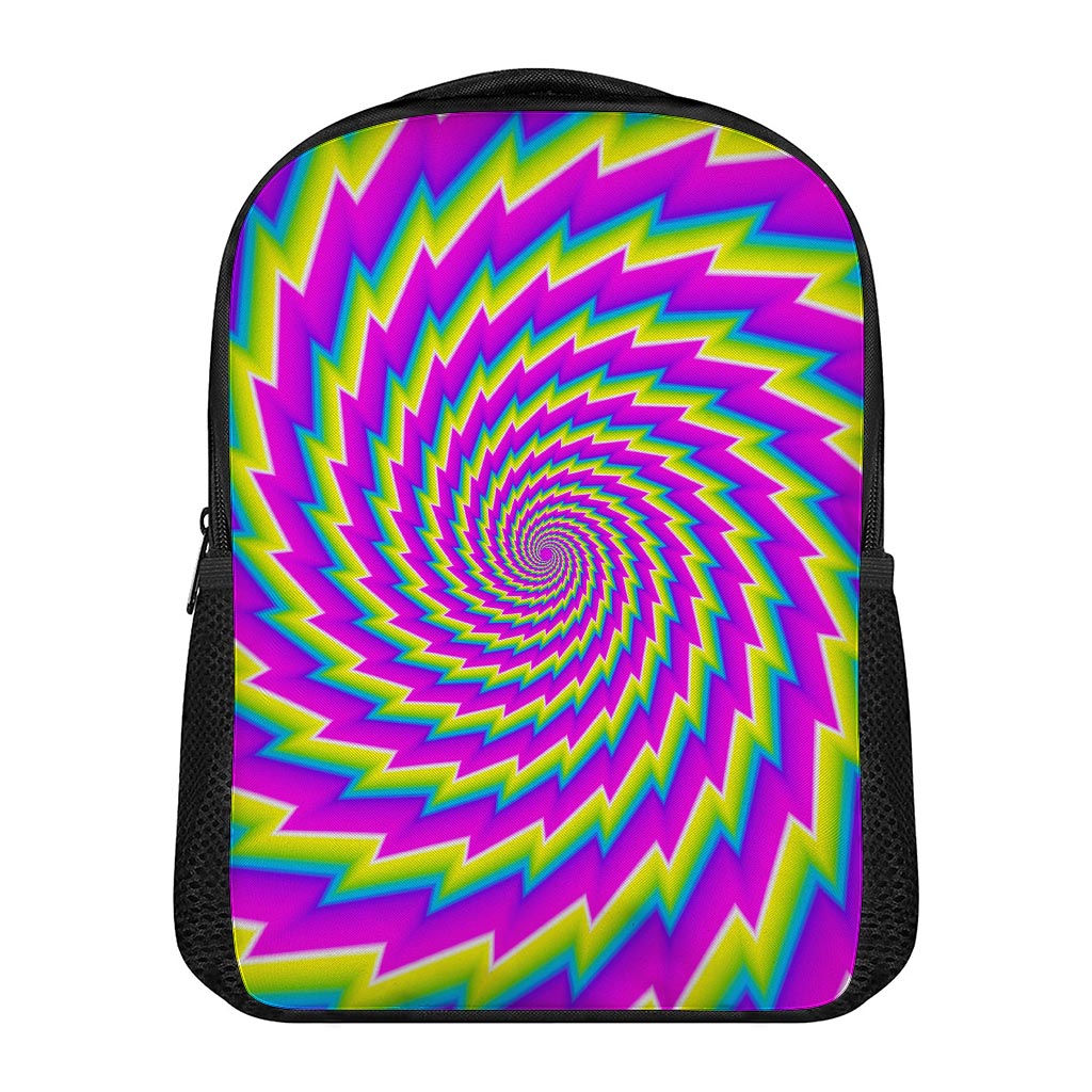 Abstract Twisted Moving Optical Illusion Casual Backpack