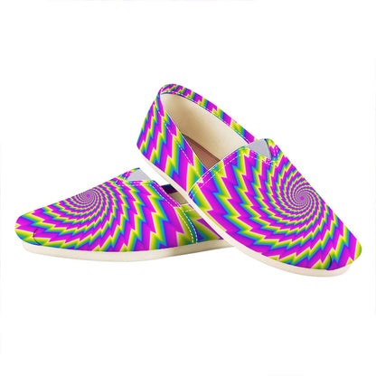 Abstract Twisted Moving Optical Illusion Casual Shoes
