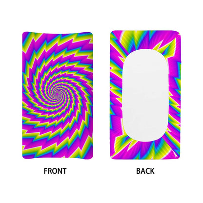 Abstract Twisted Moving Optical Illusion Changing Pad Cover