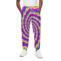 Abstract Twisted Moving Optical Illusion Cotton Sweatpants
