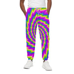 Abstract Twisted Moving Optical Illusion Cotton Pants