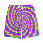 Abstract Twisted Moving Optical Illusion Cotton Shorts