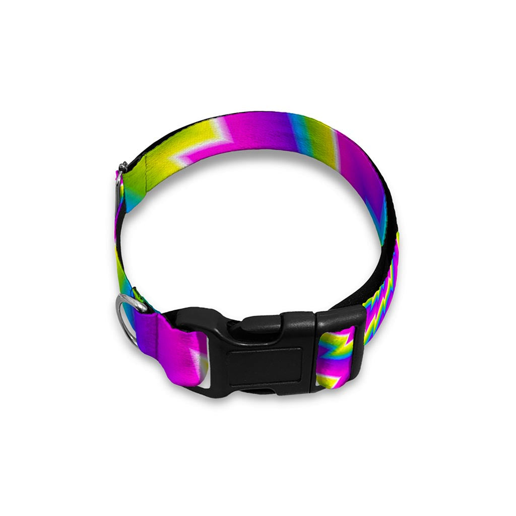 Abstract Twisted Moving Optical Illusion Dog Collar