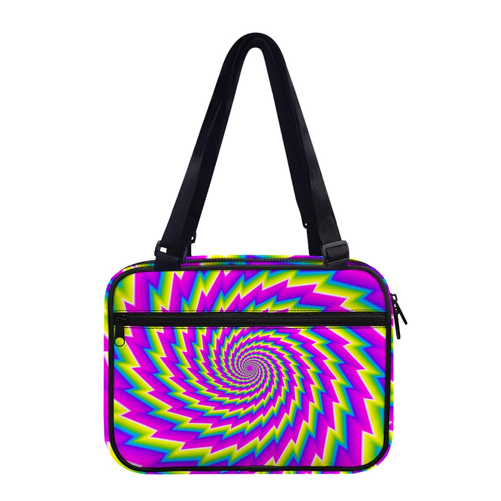 Abstract Twisted Moving Optical Illusion Double Strap Bible Bag