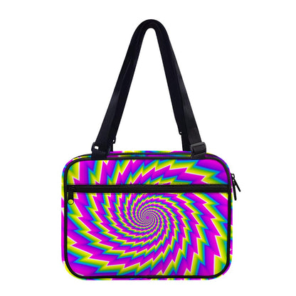 Abstract Twisted Moving Optical Illusion Double Strap Bible Bag