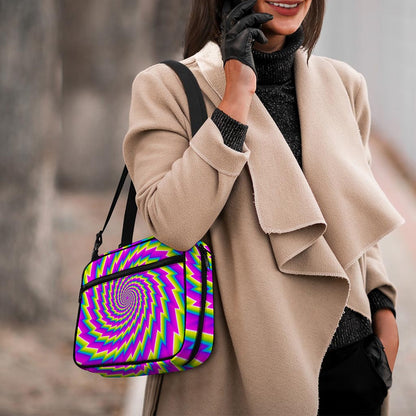 Abstract Twisted Moving Optical Illusion Double Strap Bible Bag