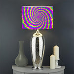 Abstract Twisted Moving Optical Illusion Drum Lamp Shade
