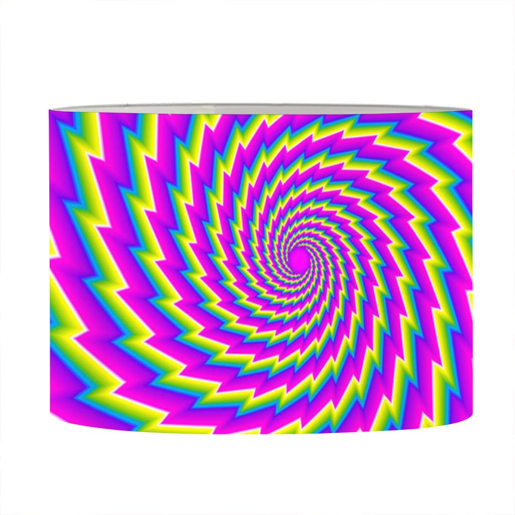 Abstract Twisted Moving Optical Illusion Drum Lamp Shade
