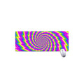 Abstract Twisted Moving Optical Illusion Extended Mouse Pad