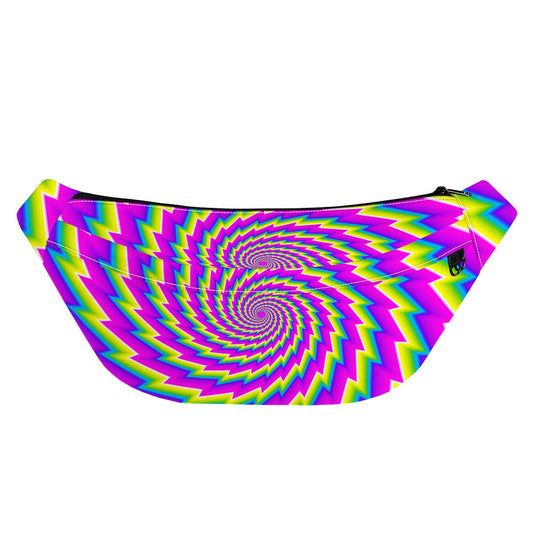 Abstract Twisted Moving Optical Illusion Fanny Pack