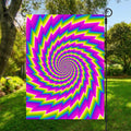 Abstract Twisted Moving Optical Illusion Garden Flag
