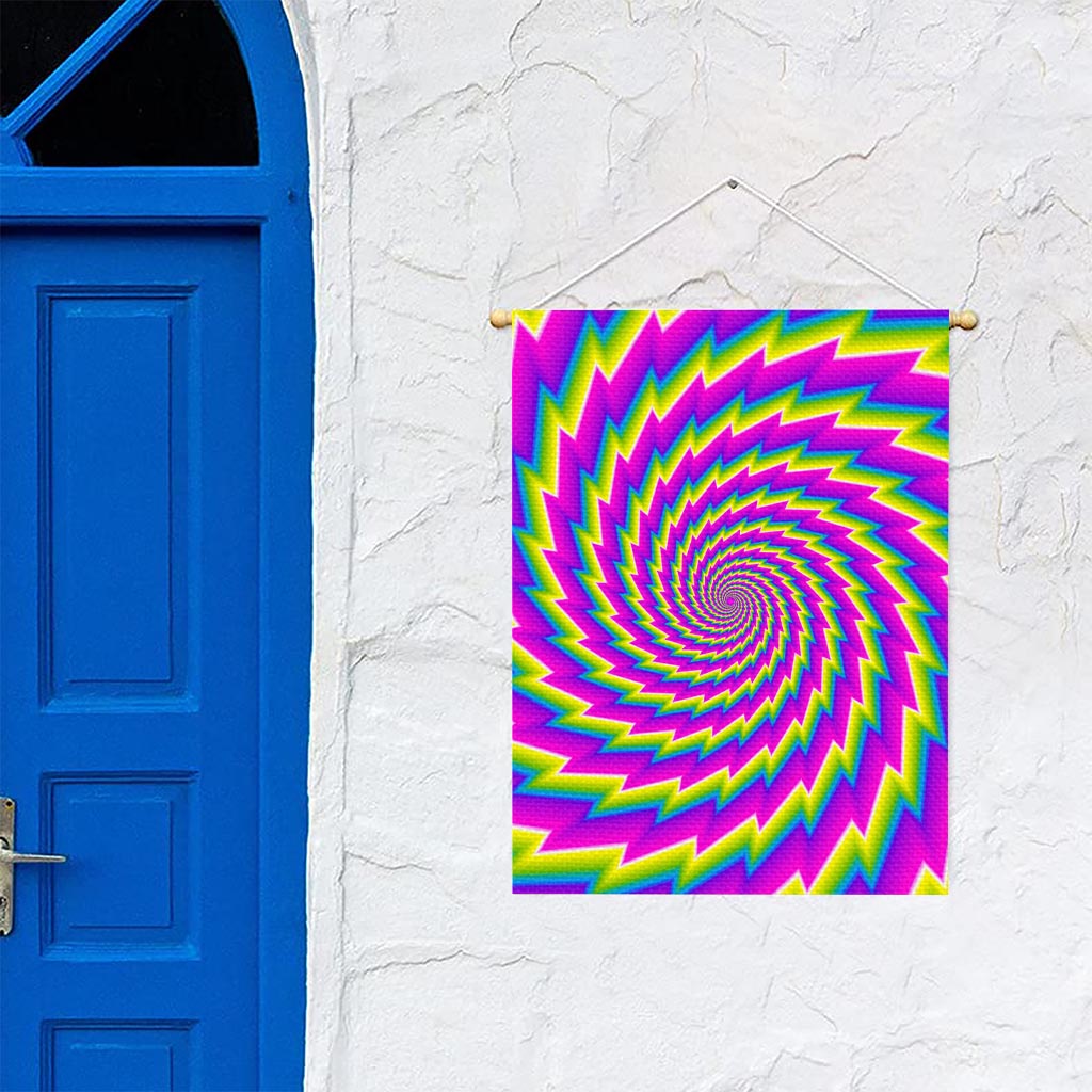 Abstract Twisted Moving Optical Illusion Garden Flag