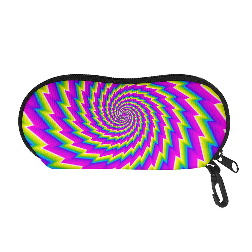 Abstract Twisted Moving Optical Illusion Glasses Case