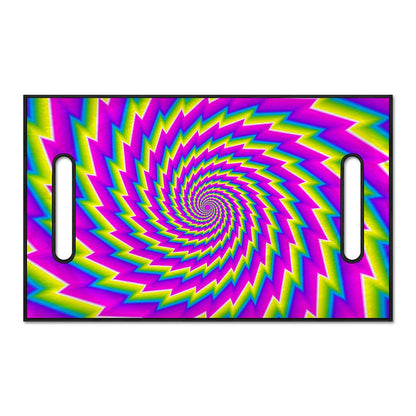Abstract Twisted Moving Optical Illusion Golf Cart Seat Cover