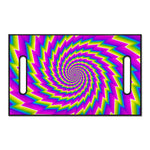 Abstract Twisted Moving Optical Illusion Golf Cart Seat Cover