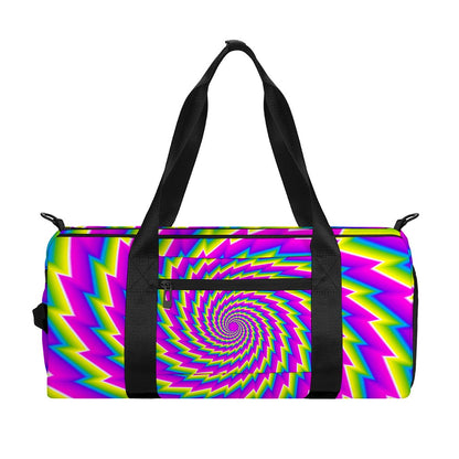 Abstract Twisted Moving Optical Illusion Gym Bag