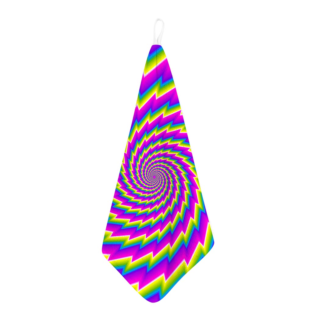 Abstract Twisted Moving Optical Illusion Hand Towel