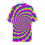 Abstract Twisted Moving Optical Illusion Hawaiian Shirt