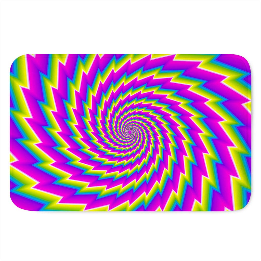 Abstract Twisted Moving Optical Illusion Indoor Door Mat