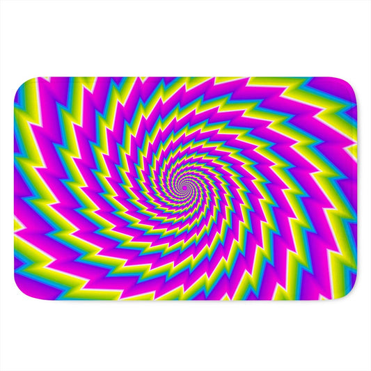 Abstract Twisted Moving Optical Illusion Indoor Door Mat