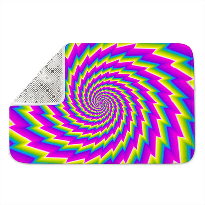 Abstract Twisted Moving Optical Illusion Indoor Door Mat