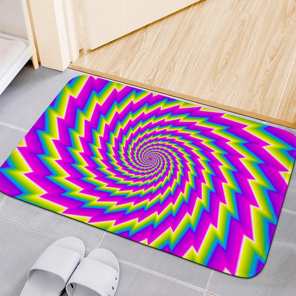 Abstract Twisted Moving Optical Illusion Indoor Door Mat
