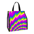 Abstract Twisted Moving Optical Illusion Insulated Lunch Tote