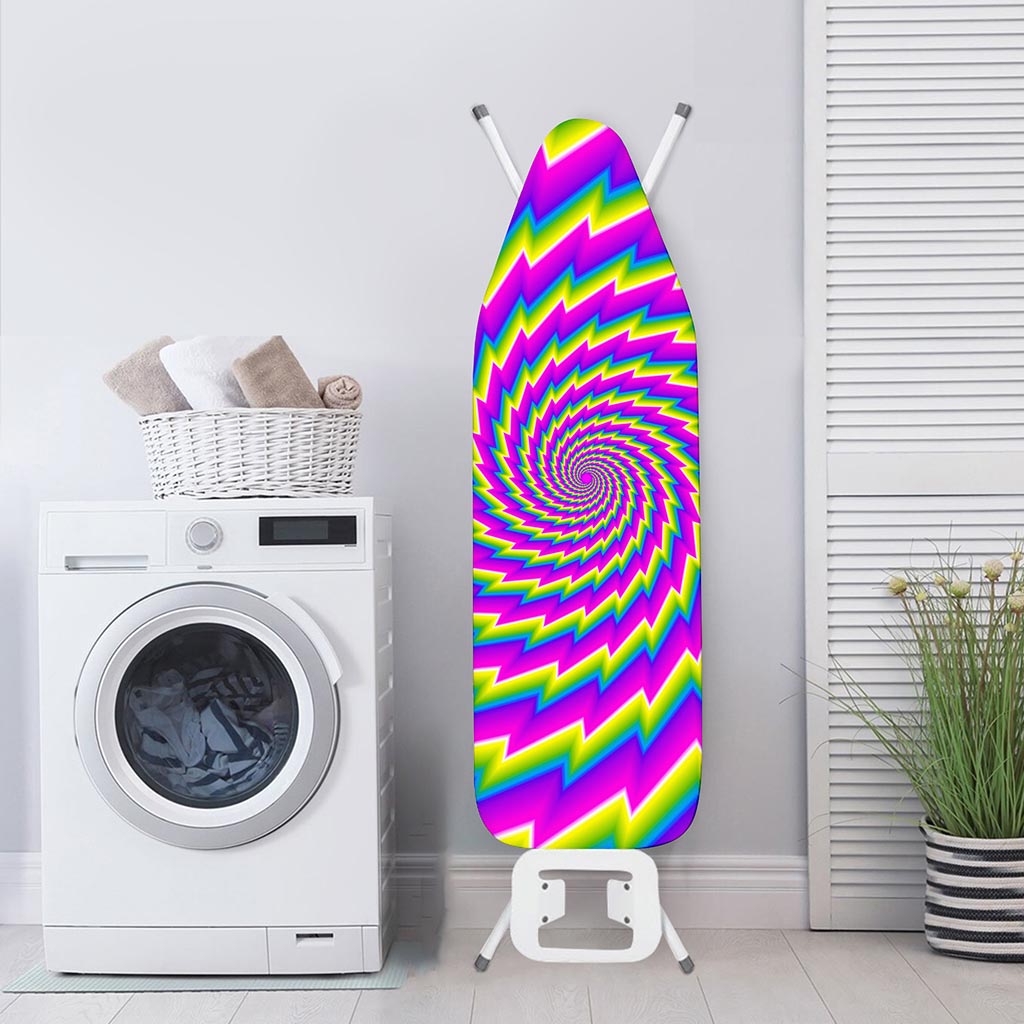 Abstract Twisted Moving Optical Illusion Ironing Board Cover