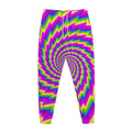 Abstract Twisted Moving Optical Illusion Jogger Pants