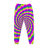 Abstract Twisted Moving Optical Illusion Jogger Pants