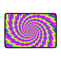 Abstract Twisted Moving Optical Illusion Kitchen Mat