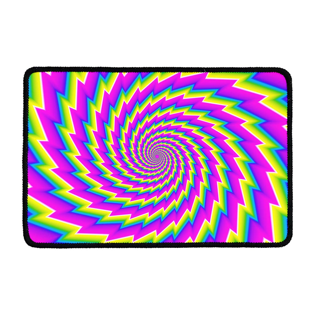 Abstract Twisted Moving Optical Illusion Kitchen Mat