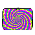 Abstract Twisted Moving Optical Illusion Laptop Sleeve