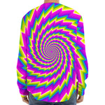 Abstract Twisted Moving Optical Illusion Long Sleeve Baseball Jersey