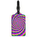 Abstract Twisted Moving Optical Illusion Luggage Tag