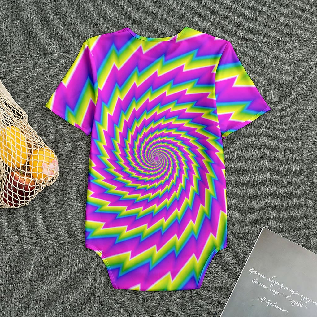 Abstract Twisted Moving Optical Illusion Men's Bodysuit