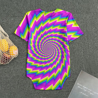 Abstract Twisted Moving Optical Illusion Men's Bodysuit