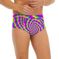 Abstract Twisted Moving Optical Illusion Men's Briefs