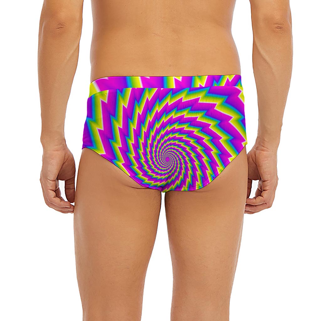 Abstract Twisted Moving Optical Illusion Men's Briefs