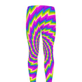 Abstract Twisted Moving Optical Illusion Men's Leggings