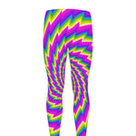 Abstract Twisted Moving Optical Illusion Men's leggings