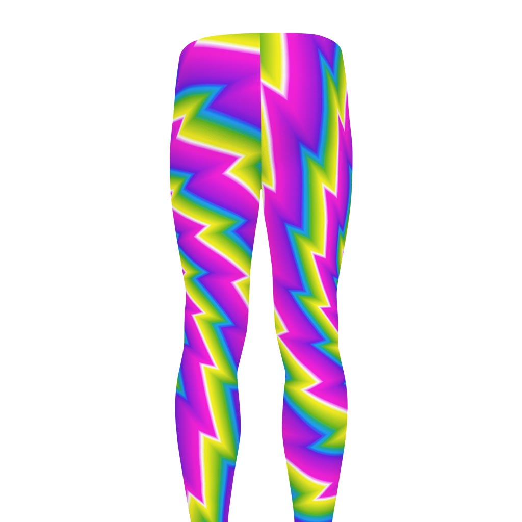 Abstract Twisted Moving Optical Illusion Men's leggings