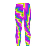 Abstract Twisted Moving Optical Illusion Men's leggings
