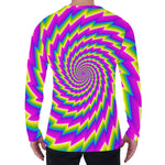 Abstract Twisted Moving Optical Illusion Men's Long Sleeve T-Shirt