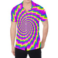 Abstract Twisted Moving Optical Illusion Men's Shirt