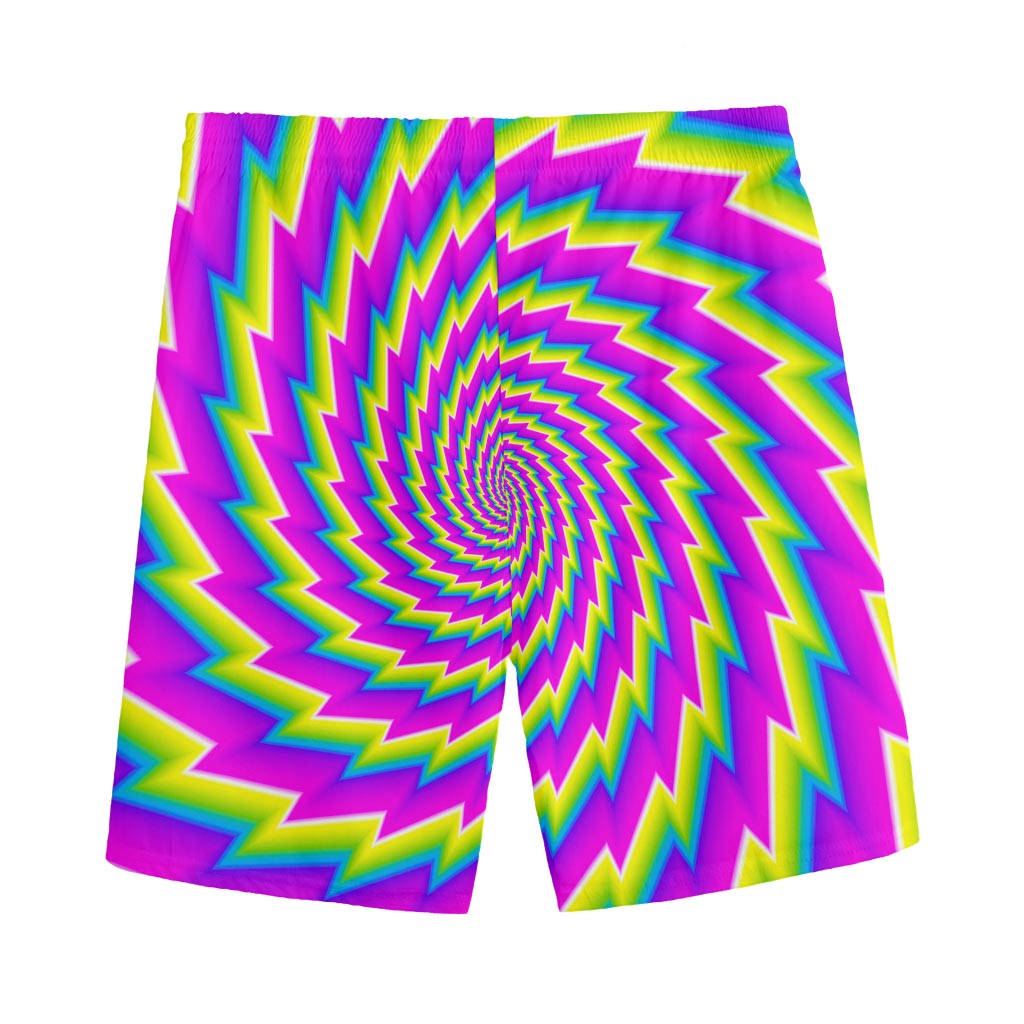 Abstract Twisted Moving Optical Illusion Men's Sports Shorts