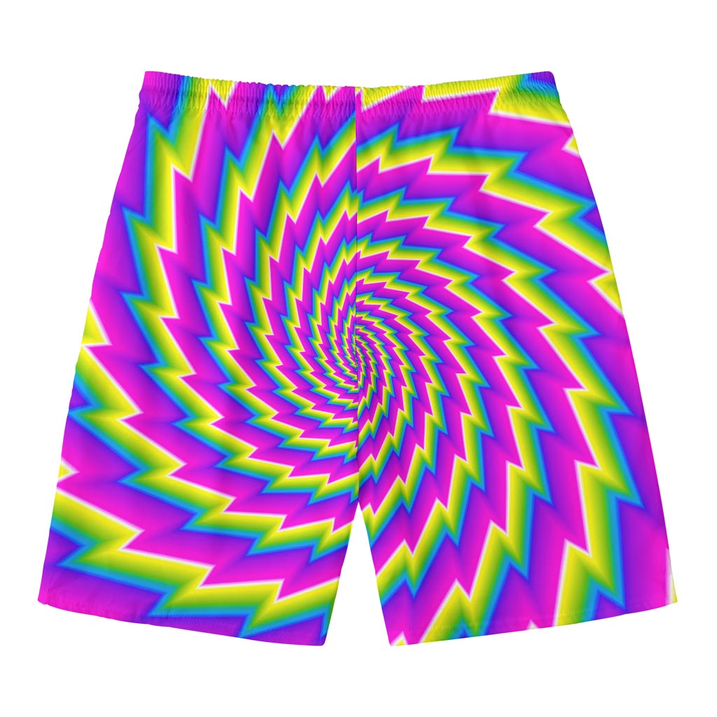 Abstract Twisted Moving Optical Illusion Men's Swim Trunks