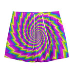 Abstract Twisted Moving Optical Illusion Mesh Shorts