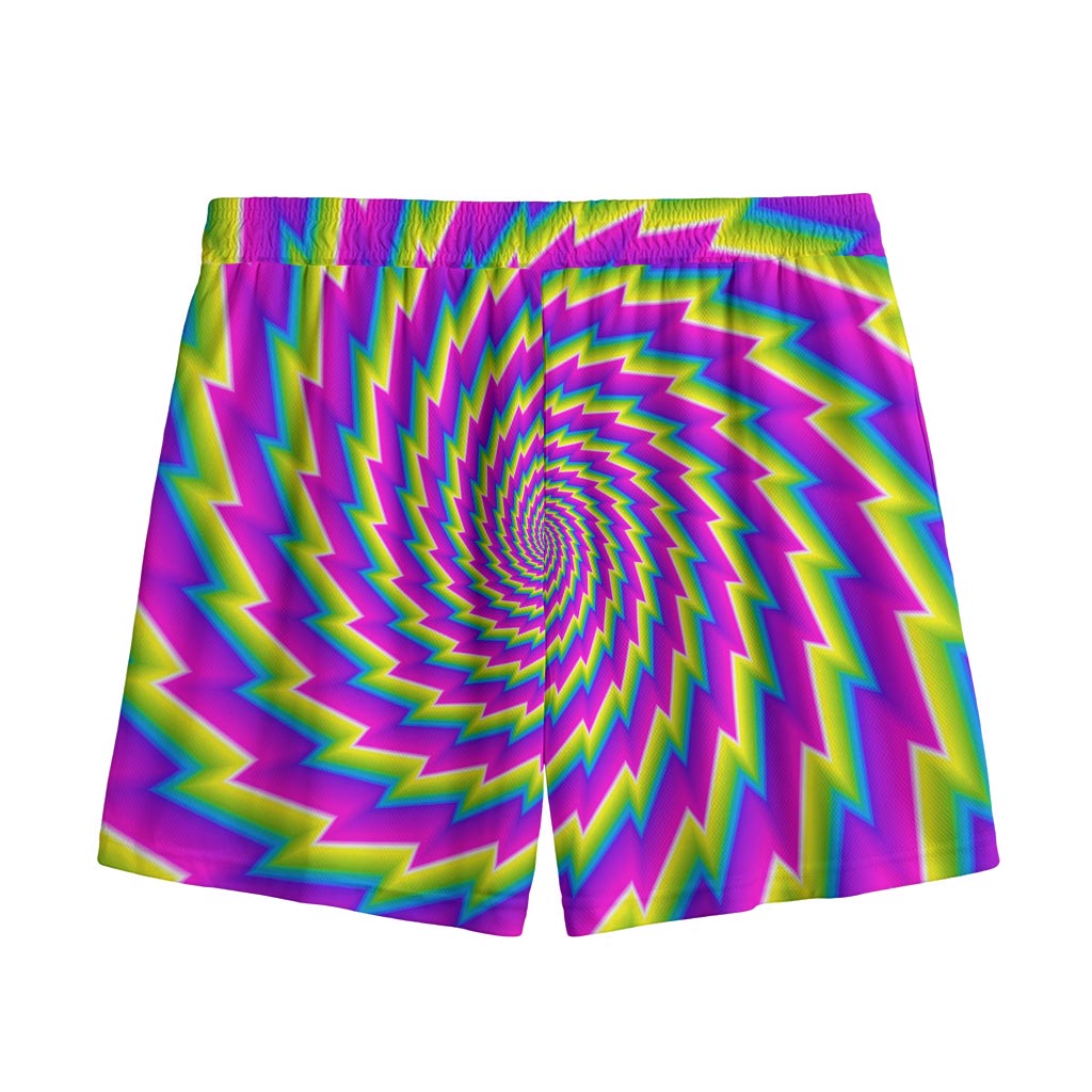 Abstract Twisted Moving Optical Illusion Mesh Shorts
